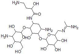CAS#: 91704-94-8, 6'-N-Acetimidoylamikacin
