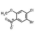 CAS#: 917562-21-1, 1-Bromo-2-chloro-4-methoxy-5-nitrobenzene