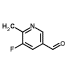 CAS#: 917835-70-2, 5-Fluoro-6-methylnicotinaldehyde