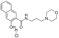 CAS 登录号：91795-66-3， 3-羟基-N-[3-(吗啉基)丙基]萘-2-甲酰胺盐酸盐