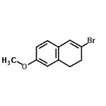 CAS#: 91820-05-2, 3-Bromo-7-methoxy-1,2-dihydronaphthalene