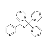 CAS#: 918311-87-2, 1,1,1-Triphenyl-N-(3-pyridinylmethyl)methanamine
