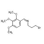 CAS#: 918335-87-2, (Z)-N-(3-Bromopropyl)-1-(2,3,4-trimethoxyphenyl)methanimine