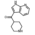 CAS#: 918513-18-5, 4-Piperidinyl(1H-pyrrolo[2,3-b]pyridin-3-yl)methanone