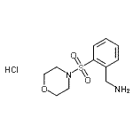 CAS#: 918812-18-7, 1-[2-(4-Morpholinylsulfonyl)phenyl]methanamine hydrochloride (1:1)