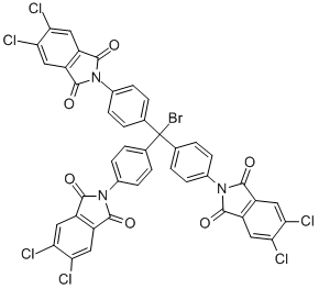 CAS#: 91898-93-0, 2,2',2''-[(Bromomethylidyne)Tri-4,1-Phenylene]Tris[5,6-Dichloro-1H-Isoindole-1,3(2H)-Dione