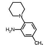CAS#: 91907-40-3, 5-Methyl-2-(1-piperidinyl)aniline