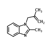 CAS#: 91917-99-6, 2-Methyl-1-(2-methyl-2-propen-1-yl)-1H-benzimidazole