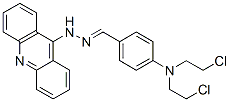 CAS#: 91919-75-4, N-[[4-[Bis(2-Chloroethyl)Amino]Phenyl]Methylideneamino]Acridin-9-Amine