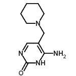 CAS 登录号：919524-55-3， 6-氨基-5-(1-哌啶基甲基)-2(1H)-嘧啶酮