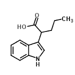 CAS#: 91957-23-2, 2-(1H-Indol-3-yl)pentanoic acid