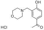 CAS 登录号：92041-43-5， 1-[4-羟基-3-(吗啉-4-基甲基)苯基]乙酮盐酸盐