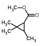 CAS 登录号：92114-23-3， 甲基2,2,3-三甲基环丙烷羧酸酯