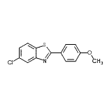 CAS#: 92161-46-1, 5-Chloro-2-(4-methoxyphenyl)-1,3-benzothiazole