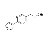 CAS#: 921939-14-2, N-Methyl-1-[2-(2-thienyl)-5-pyrimidinyl]methanamine