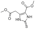 CAS 登录号：92203-78-6， 2,3-二氢-5-(甲氧羰基)-2-硫代-1H-咪唑-4-乙酸甲酯