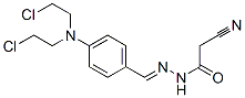 CAS 登录号：92298-18-5， N-[[4-[双(2-氯乙基)氨基]苯基]甲亚基氨基]-2-氰基-乙酰胺