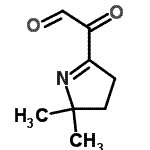 CAS#: 92304-20-6, (2,2-Dimethyl-3,4-dihydro-2H-pyrrol-5-yl)(oxo)acetaldehyde