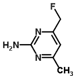 CAS#: 92311-42-7, 4-(Fluoromethyl)-6-methyl-2-pyrimidinamine