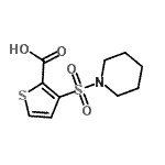 CAS#: 923697-76-1, 3-(1-Piperidinylsulfonyl)-2-thiophenecarboxylic acid