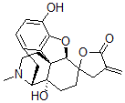 CAS#: 92398-22-6, 4,5-Epoxy-3,6,14-Trihydroxy-6-(2-Carboxyallyl)-17-Methylmorphinan gamma-Lactone
