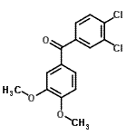 CAS#: 92436-56-1, (3,4-Dichlorophenyl)(3,4-dimethoxyphenyl)methanone
