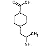 CAS 登录号：924644-13-3， 1-[4-(2-氨基丙基)-1-哌嗪基]乙酮