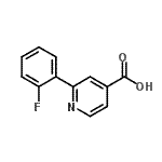 CAS#: 924645-91-0, 2-(2-Fluorophenyl)isonicotinic acid