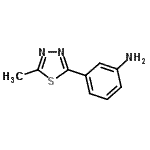 CAS#: 924833-38-5, 3-(5-Methyl-1,3,4-thiadiazol-2-yl)aniline