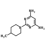 CAS#: 924846-87-7, 2-(4-Methyl-1-piperidinyl)-4,6-pyrimidinediamine