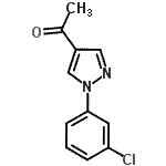 CAS#: 925142-81-0, 1-[1-(3-Chlorophenyl)-1H-pyrazol-4-yl]ethanone