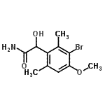 CAS 登录号：92516-27-3， 2-(3-溴-4-甲氧基-2,6-二甲基苯基)-2-羟基乙酰胺