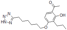 CAS 登录号：92518-14-4， 2-羟基-3-丙基-4-(6-(四唑-5-基)己氧基)苯乙酮