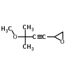 CAS 登录号：92521-78-3， 2-(3-甲氧基-3-甲基-1-丁炔-1-基)环氧乙烷
