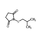 CAS#: 92526-43-7, 1-(Isobutylsulfanyl)-2,5-pyrrolidinedione