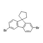 CAS#: 925890-09-1, 2',6'-Dibromospiro[cyclopentane-1,9'-fluorene]