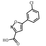 CAS#: 925940-95-0, 5-(3-Chlorophenyl)-1,2-oxazole-3-carboxylic acid