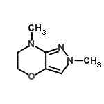 CAS#: 92616-04-1, 2,7-Dimethyl-2,5,6,7-tetrahydropyrazolo[4,3-b][1,4]oxazine