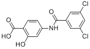 CAS#: 926196-67-0, 4-[(3,5-Dichlorobenzoyl)Amino]-2-Hydroxy-Benzoic Acid