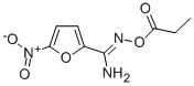 CAS 登录号:92662-79-8, 5-硝基-N-(1-氧代丙氧基)-2-呋喃甲脒
