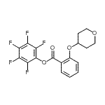 CAS 登录号：926921-58-6， 五氟苯基2-(四氢-2H-吡喃-4-基氧基)苯甲酸酯