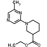 CAS#: 926921-61-1, Ethyl 1-(6-methyl-2-pyrazinyl)-3-piperidinecarboxylate