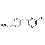 CAS#: 926921-67-7, 1-{4-[(6-Methyl-2-pyrazinyl)oxy]phenyl}methanamine