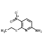 CAS 登录号：92741-41-8， 6-(乙硫基)-5-硝基-2-吡啶胺