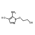 CAS#: 927417-40-1, 5-Amino-1-(2-hydroxyethoxy)-1H-pyrazol-4-ol