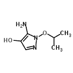 CAS#: 927417-41-2, 5-Amino-1-isopropoxy-1H-pyrazol-4-ol