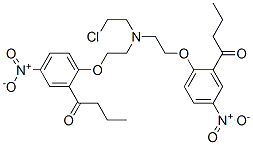 CAS#: 92756-02-0, N,N-Bis(2-(2-Butanoyl)-4-Nitrophenoxyethyl)-N-(2-Chloroethyl)Amine