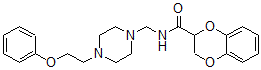 CAS#: 92758-98-0, trans-2,3-Dihydro-N-((4-(2-Phenoxyethyl)-1-Piperazinyl)Methyl)-1,4-Benzodioxin-2-Carboxamide
