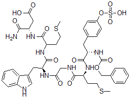 CAS 登录号：92773-91-6， 苯甲酰氧基羰基-缩胆囊素 (27-32) 酰胺