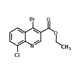 CAS 登录号：927800-77-9， 乙基4-溴-8-氯-3-喹啉羧酸酯
